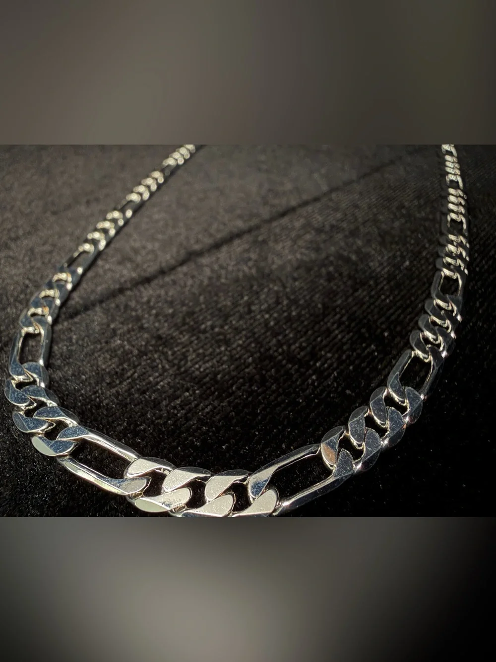 Figaro Link 24in 5.5MM 925 Premium Finish Chain Brand New. Shine Bright!